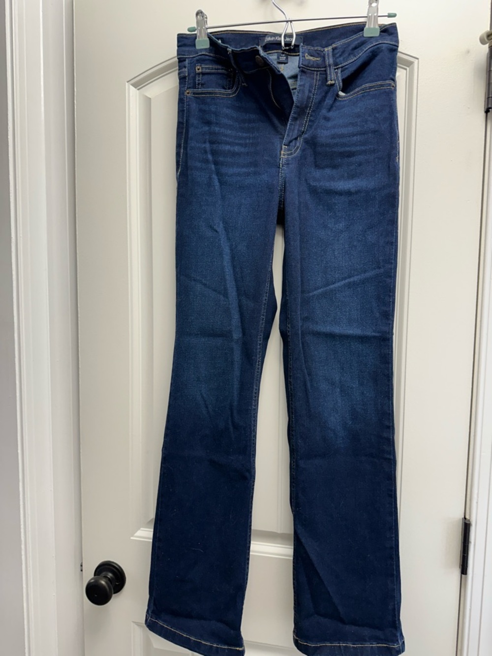 Calvin Klein Jeans Dark Blue Flare Women's Denim